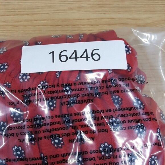 FAITHFULL THE BRAND Romper Womens Size 2 Red Floral Playsuit Belted Flowy CUSCO - Picture 10 of 10